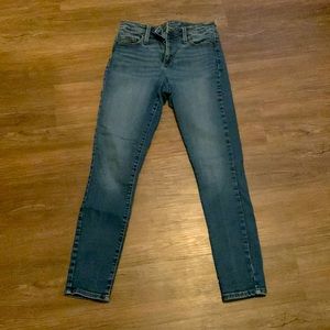 American thread blue jeans size 2/26R